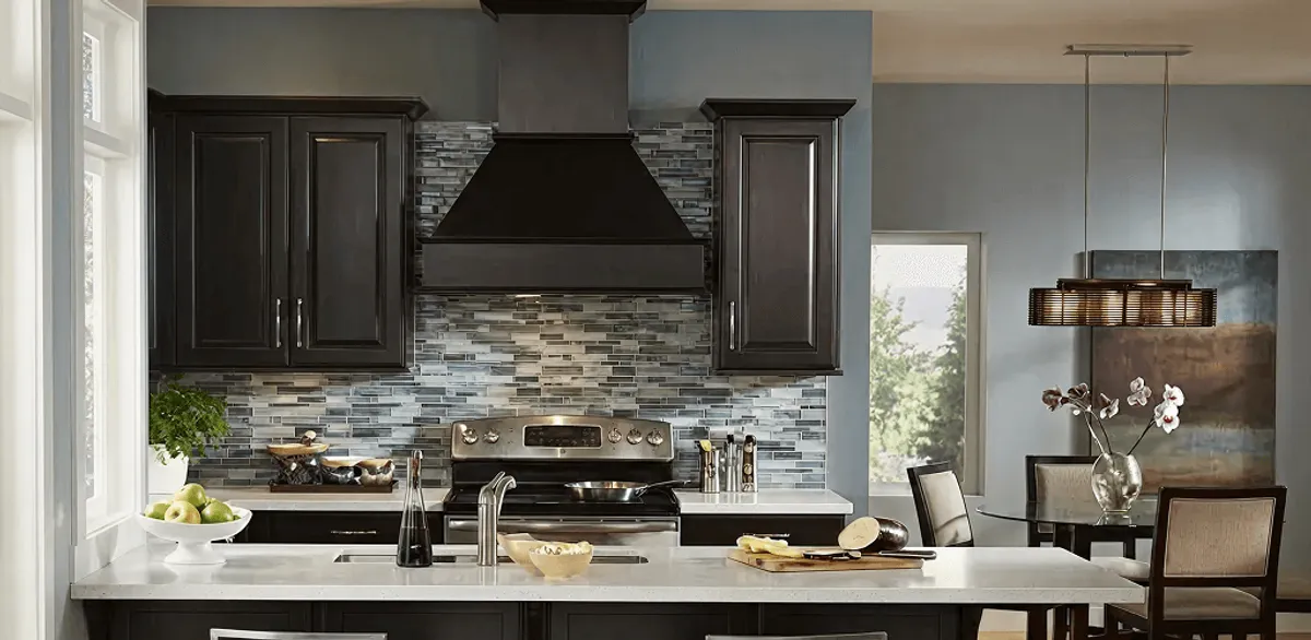 Kitchen cabinet painting and refinishing in a modern kitchen in Oakland, CA
